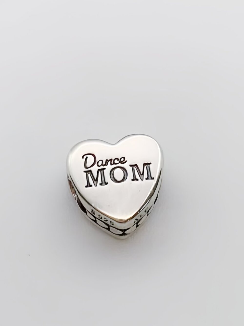 Engravable Dance Mom Heart Charm